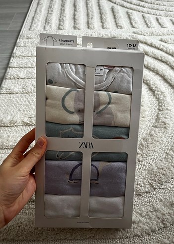 ZARA 5Li uzun kollu body - Görsel 3