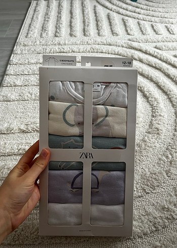 ZARA 5Li uzun kollu body - Görsel 4