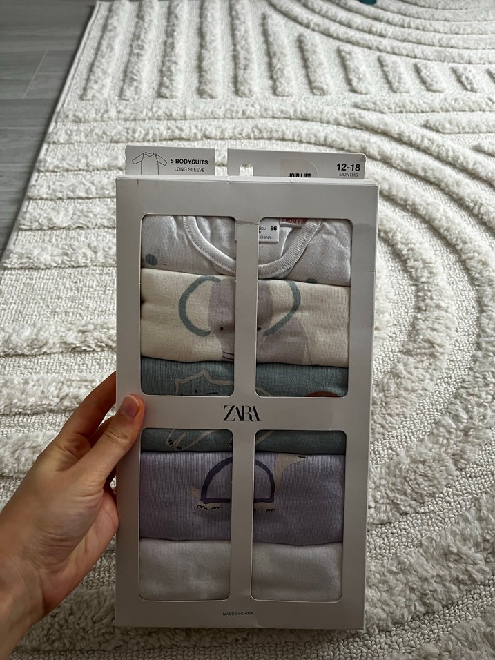 ZARA 5Li uzun kollu body - Görsel 4