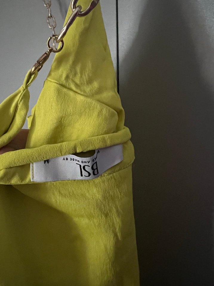 Sarı Drapeli Etno Desenli Mini Monokini - Görsel 4