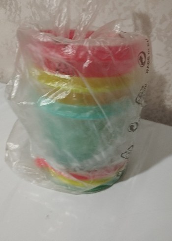 550 ml Tupperware derin kaplar 3 Lu