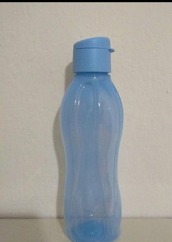 Pastel Mavi Tupperware şişe