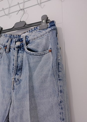 Zara Straight Denim Jean - Görsel 5