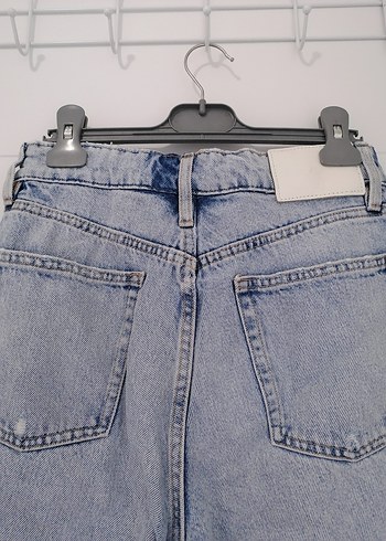 Zara Straight Denim Jean - Görsel 8