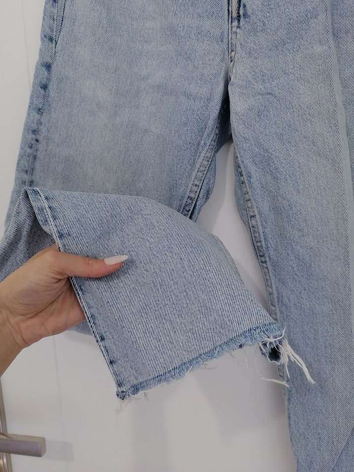 Zara Straight Denim Jean - Görsel 2