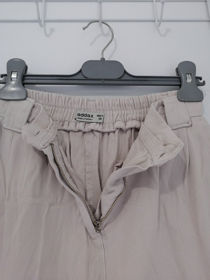 Addax Bej Keten Salaş Kot Pantolon - Görsel 3