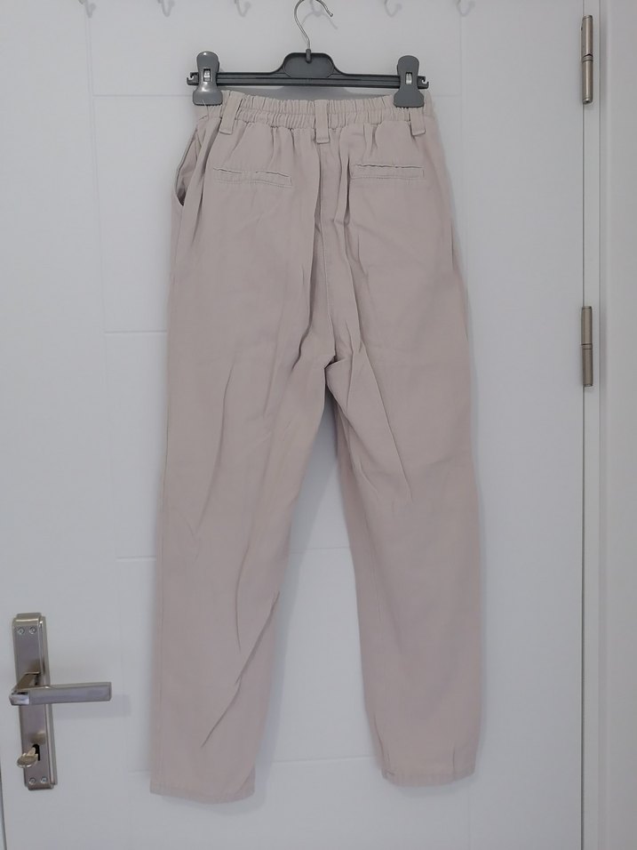 Addax Bej Keten Salaş Kot Pantolon - Görsel 4