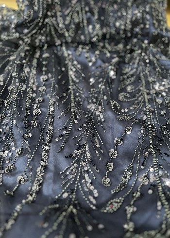 FULL TAŞ İŞLEME BALIK NİŞANLIK ABİYE ELBİSE - Görsel 5