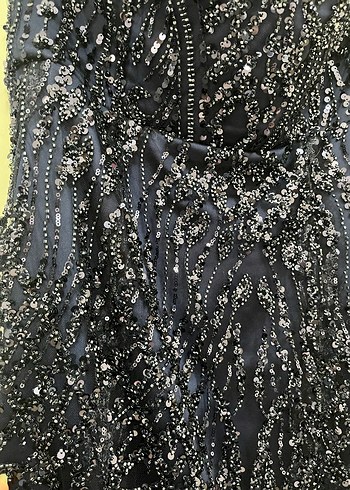 FULL TAŞ İŞLEME BALIK NİŞANLIK ABİYE ELBİSE - Görsel 3