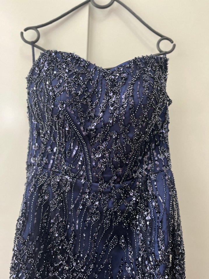 FULL TAŞ İŞLEME BALIK NİŞANLIK ABİYE ELBİSE - Görsel 4