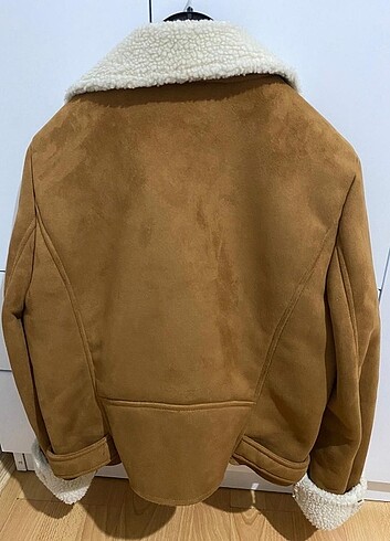 Mango Süet Kürklü Ceket  - Görsel 3