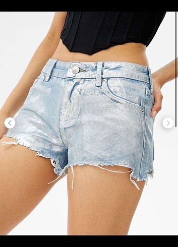Bershka Metallic Sexy short