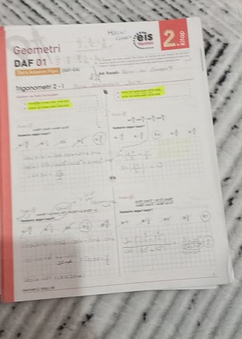 Üniversite Hazırlık Geometri Ders Anlatım Föyü