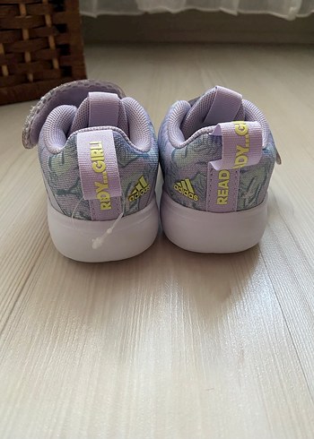Kız Çocuk Mor Cırt Cırtlı Spor Ayakkabı - Görsel 2