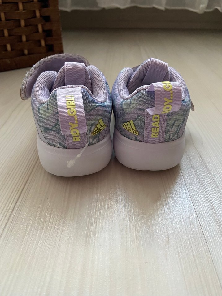 Kız Çocuk Mor Cırt Cırtlı Spor Ayakkabı - Görsel 2