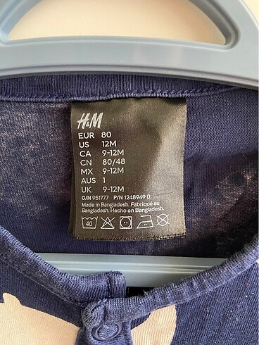 9-12 Ay Beden çeşitli Renk H&M tulum