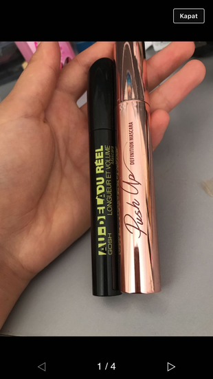 Flormar push up definition ve Gosh maskara 