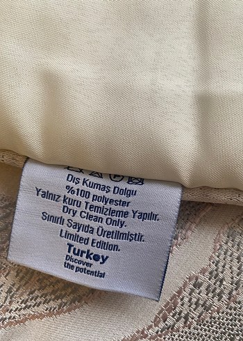 Nakışlı Bej Yatak Örtüsü - Görsel 5