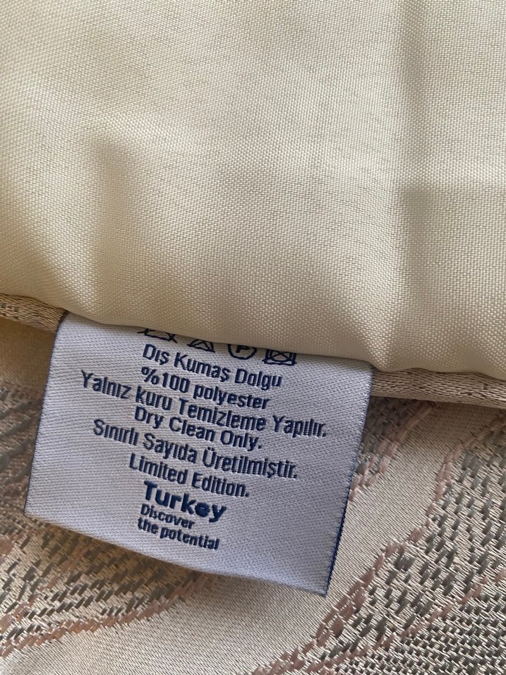 Nakışlı Bej Yatak Örtüsü - Görsel 5
