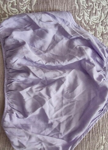 38 Beden mor Renk Crop tşört 