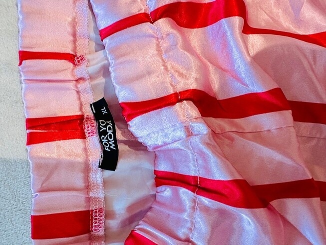 xl Beden Saten şortlu pijama takımı