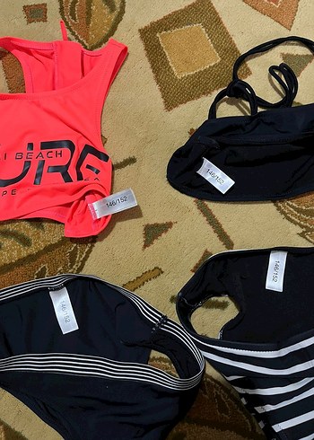 Kadın Mini Spor Bikini Takımı, Elastik Kumaş - Görsel 3