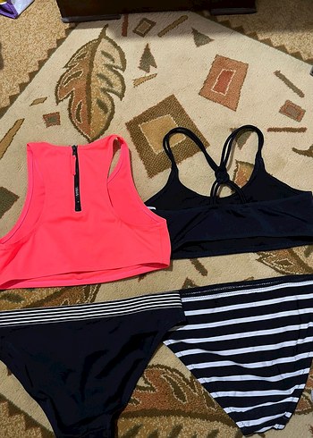 Kadın Mini Spor Bikini Takımı, Elastik Kumaş - Görsel 2