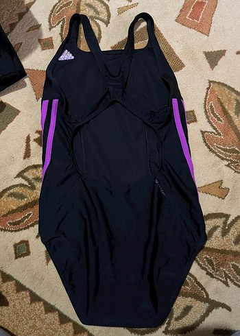 Mor Şeritli Siyah Adidas Spor Mayo - Görsel 2