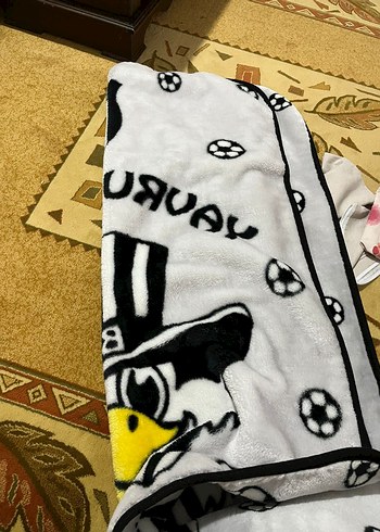 BJK Lisanslı Çocuk Battaniyesi Gri - Görsel 2