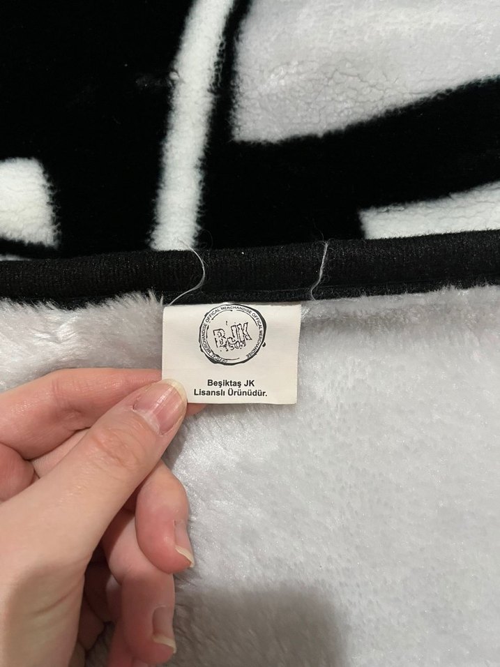 BJK Lisanslı Çocuk Battaniyesi Gri - Görsel 3