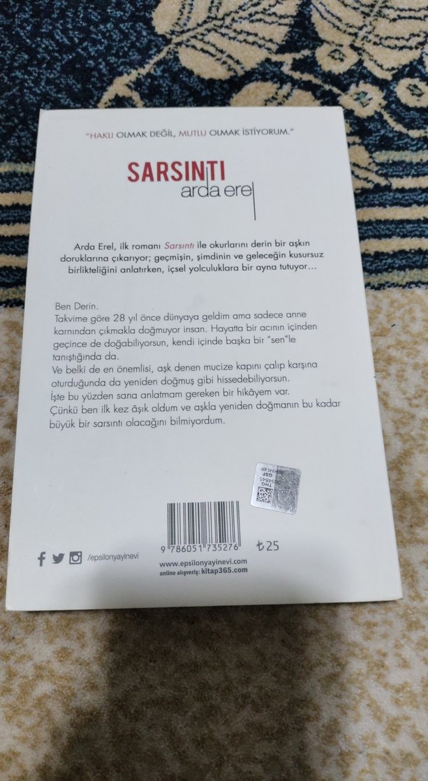 Sarsıntı - Arda Erel Romanı - Görsel 2