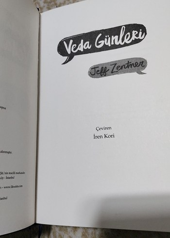 Veda Günleri - Jeff Zentner - Görsel 2