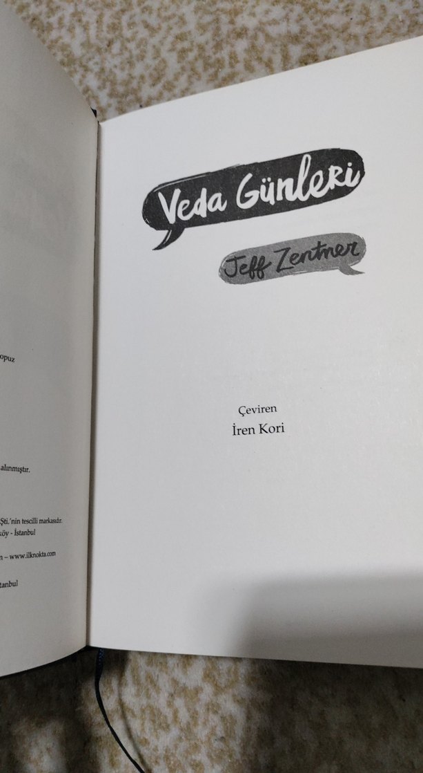 Veda Günleri - Jeff Zentner - Görsel 2