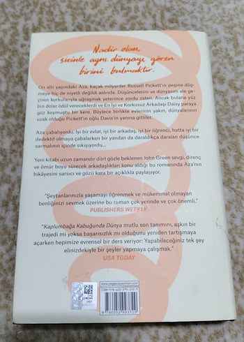 Kaplumbağa Kabuğunda Dünya - John Green - Görsel 3