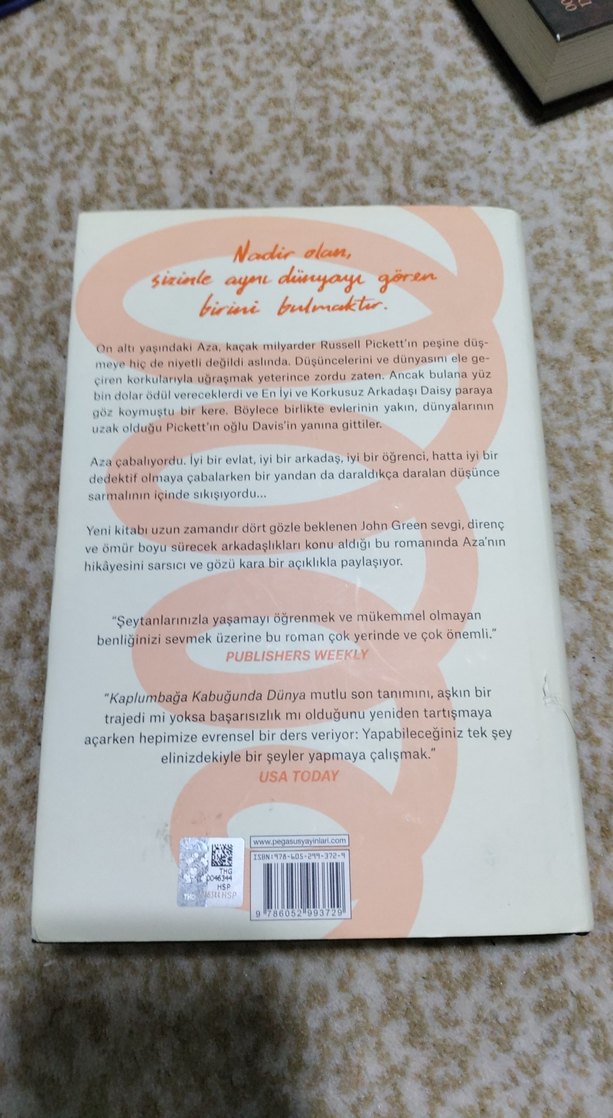 Kaplumbağa Kabuğunda Dünya - John Green - Görsel 3
