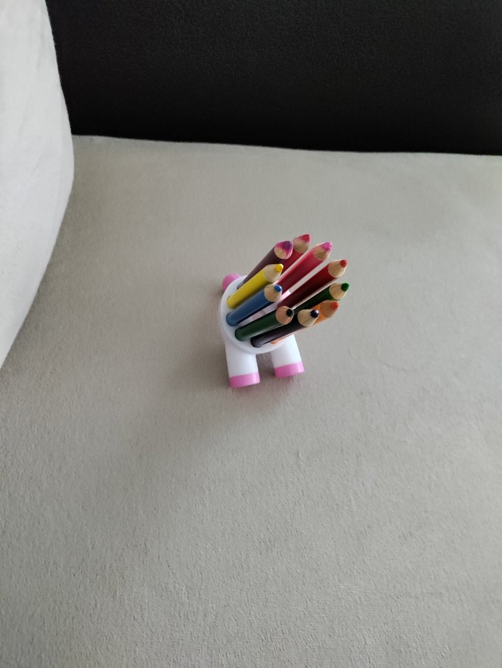 Renkli Unicorn Kalemlik Oyuncak - Görsel 4