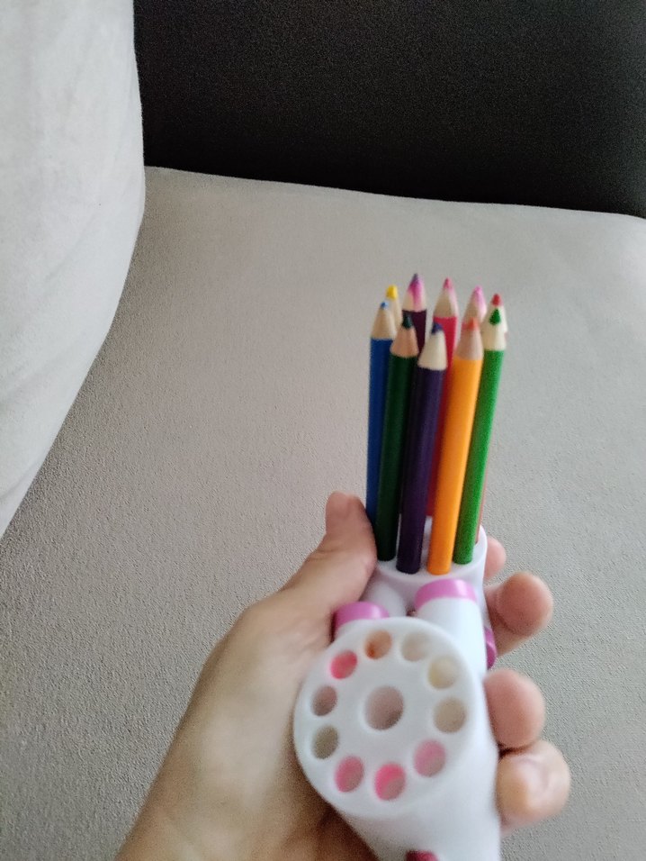 Renkli Unicorn Kalemlik Oyuncak - Görsel 3