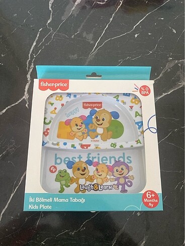Fisher Price iki bölmeli mama tabağı