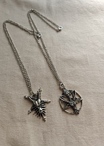 baphomet kolye - Görsel 2