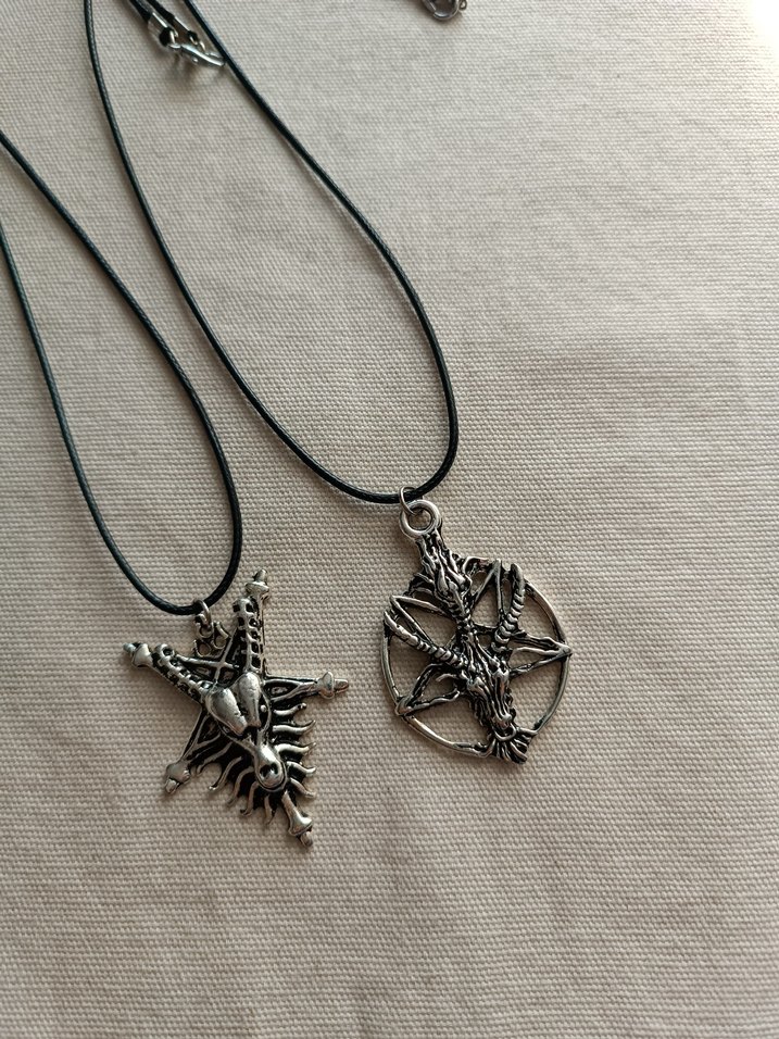 baphomet kolye - Görsel 3