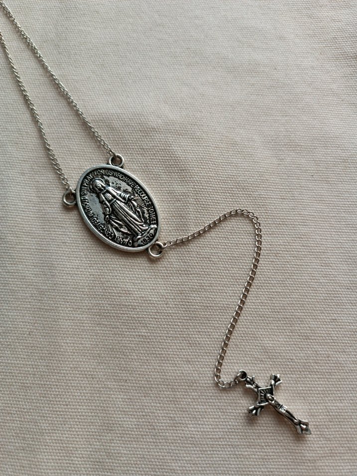 meryem ana rosary kolye - Görsel 3
