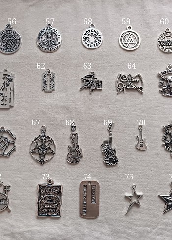 Aesthetic y2k kolye Chrome hearts haç kolye - Görsel 3