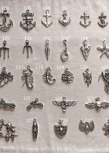 Aesthetic y2k kolye Chrome hearts haç kolye - Görsel 5