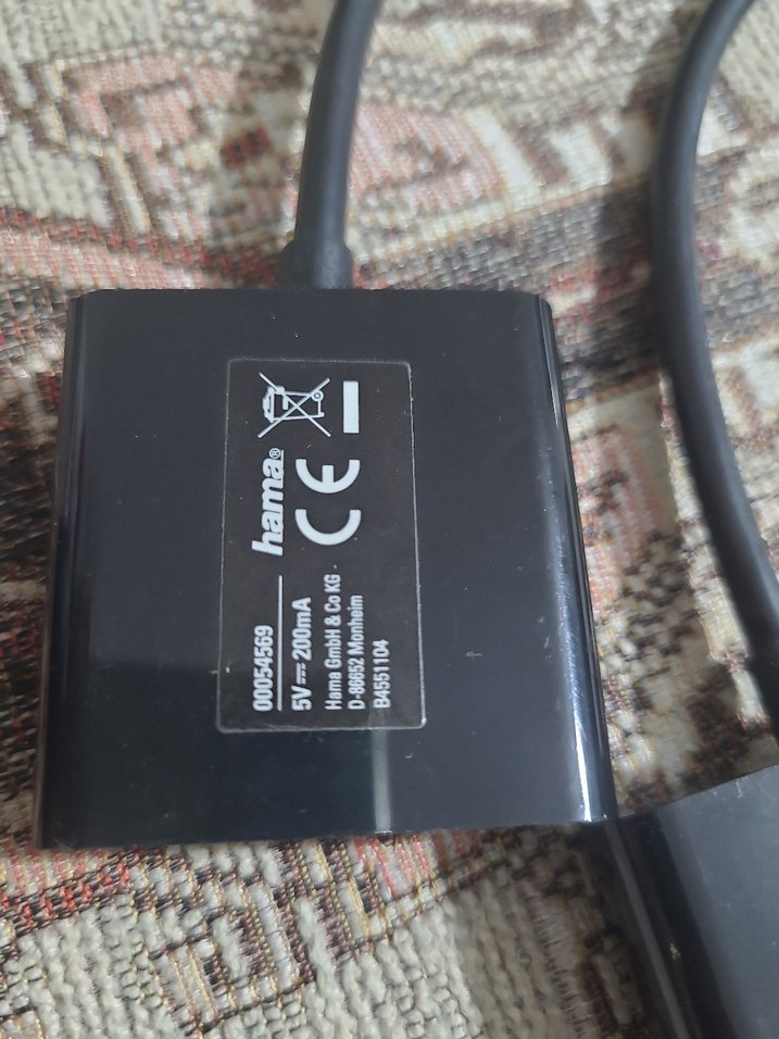 Hama HDMI to VGA Dönüştürücü Kablo Siyah - Görsel 2