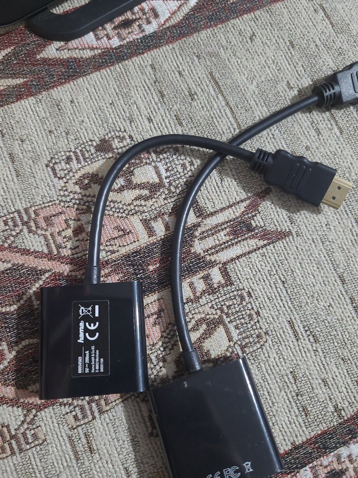 Hama HDMI to VGA Dönüştürücü Kablo Siyah - Görsel 3
