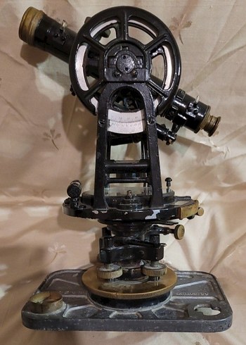 Transit harita ölçüm cihazı. Metal Teleskop - Görsel 2