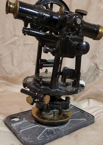 Transit harita ölçüm cihazı. Metal Teleskop - Görsel 5