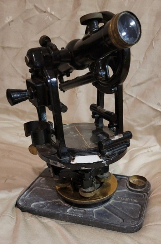 Transit harita ölçüm cihazı. Metal Teleskop - Görsel 4