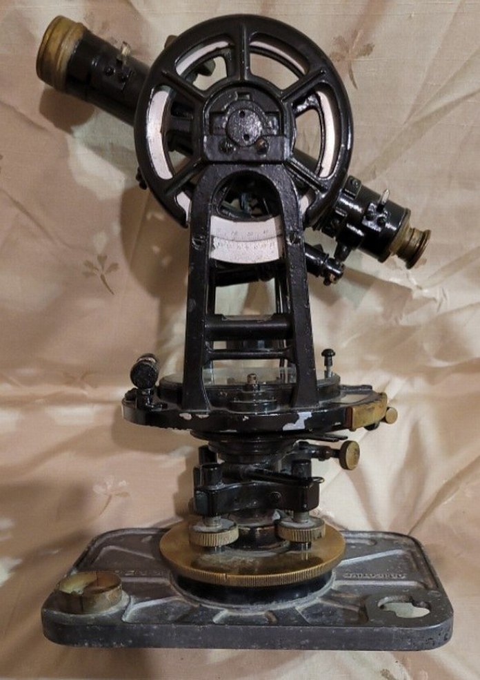 Transit harita ölçüm cihazı. Metal Teleskop - Görsel 2