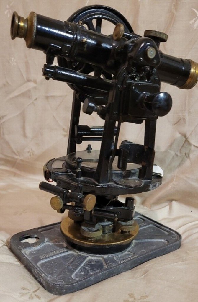 Transit harita ölçüm cihazı. Metal Teleskop - Görsel 5